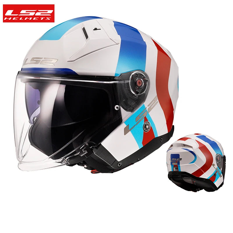 Casco Moto Retro Cara Abierta LS2 | Estilo Vintage - Jet para Scooter y Moto