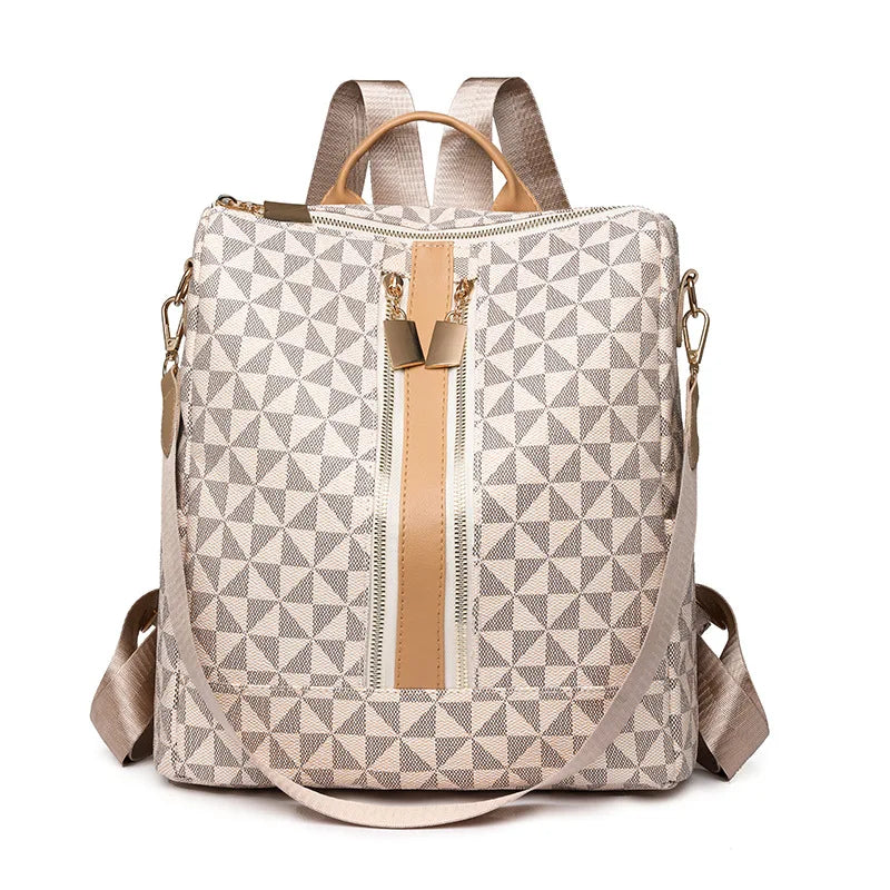 New 2026 large-capacity backpack, trendy European and American style shoulder bag, mother-daughter backpack, casual travel bag