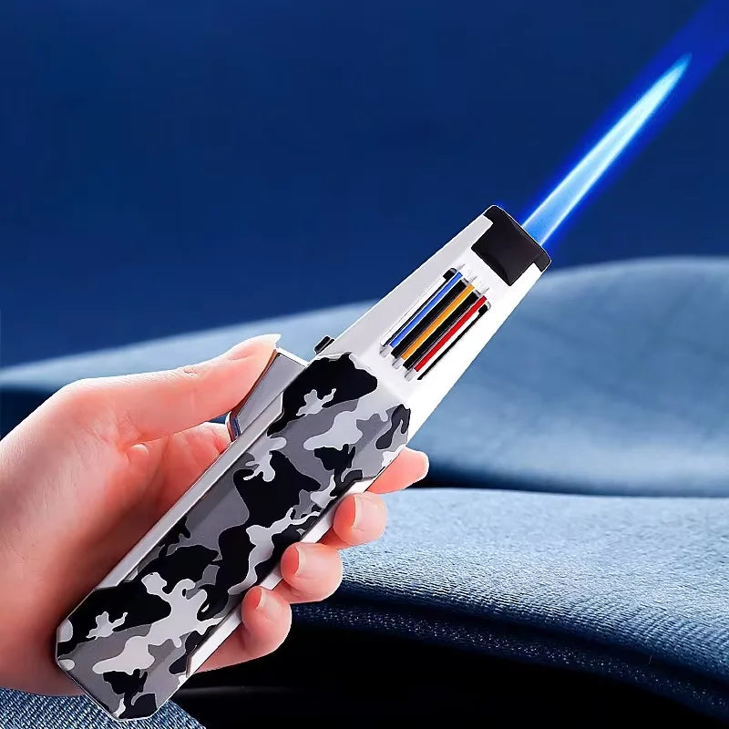 JOBON Kitchen BBQ  Cigar Big Jet Flame Turbo Torch Fire Lock Adjust Refill Lighter Without Butane Gas