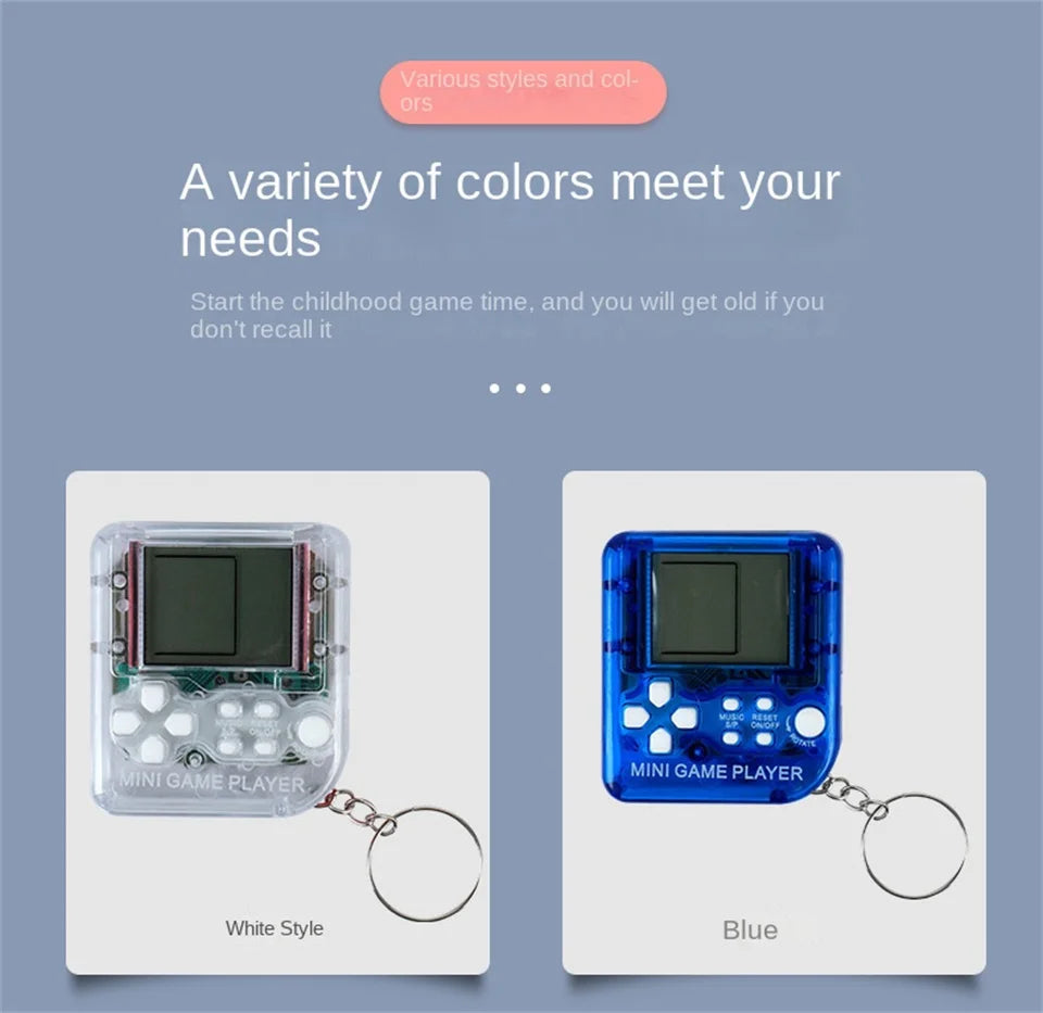 GAMINJA Retro Mini Handheld Game Players Classic Electronic Games Hand Held Console Game Child Puzzle Gaming Console Toys Gift