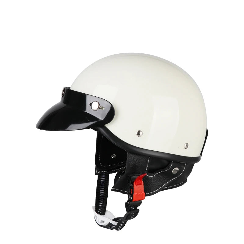 Classic retro couple half helmet, bicycle/electric bicycle/motorcycle helmet half helmet Christmas gift present