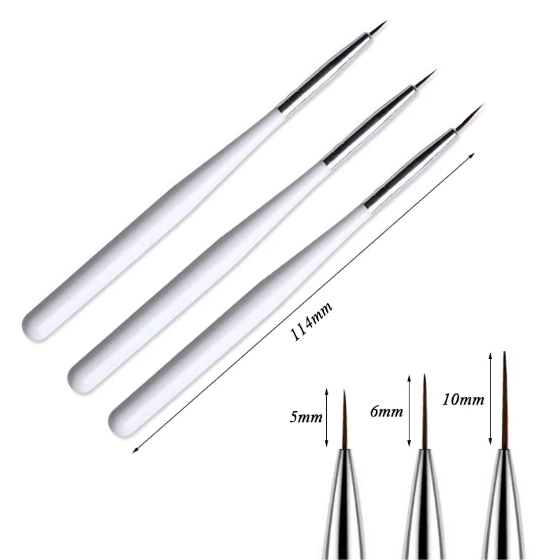 3 Pcs/set Fondant Cake Brush Pen Baking Accessories Multifunction Icing Pastry Cookie Cupcake Painting Sugarcraft Tools