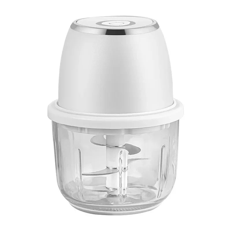 TINSOL 350ML Food Chopper Electric Meat Grinder Garlic Masher USB Multifunction Slicer Blender Kitchen Food Processor