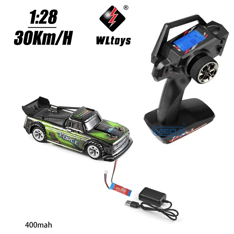 Wltoys RC 1/28 30Km/H 284191 Remote Control High Speed Racing Mosquito 2.4GHz Off-Road RTR Rally Drift Car