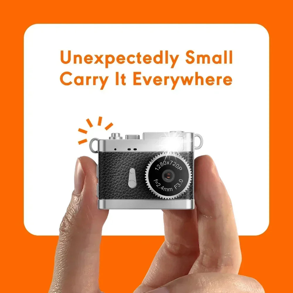 S142 Retro Digital Camera 720P Video Recorder LED Fill Light 0.96 Inch IPS Screen Portable Mini Digital Camera