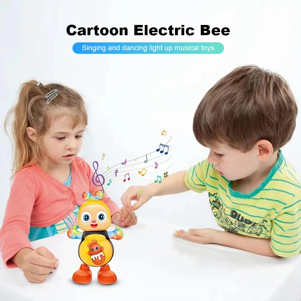 Cartoon Educational Toys with Lights & Music Interactive Singing Animal for Kids Christmas Birthday Gifts for Boys Girls