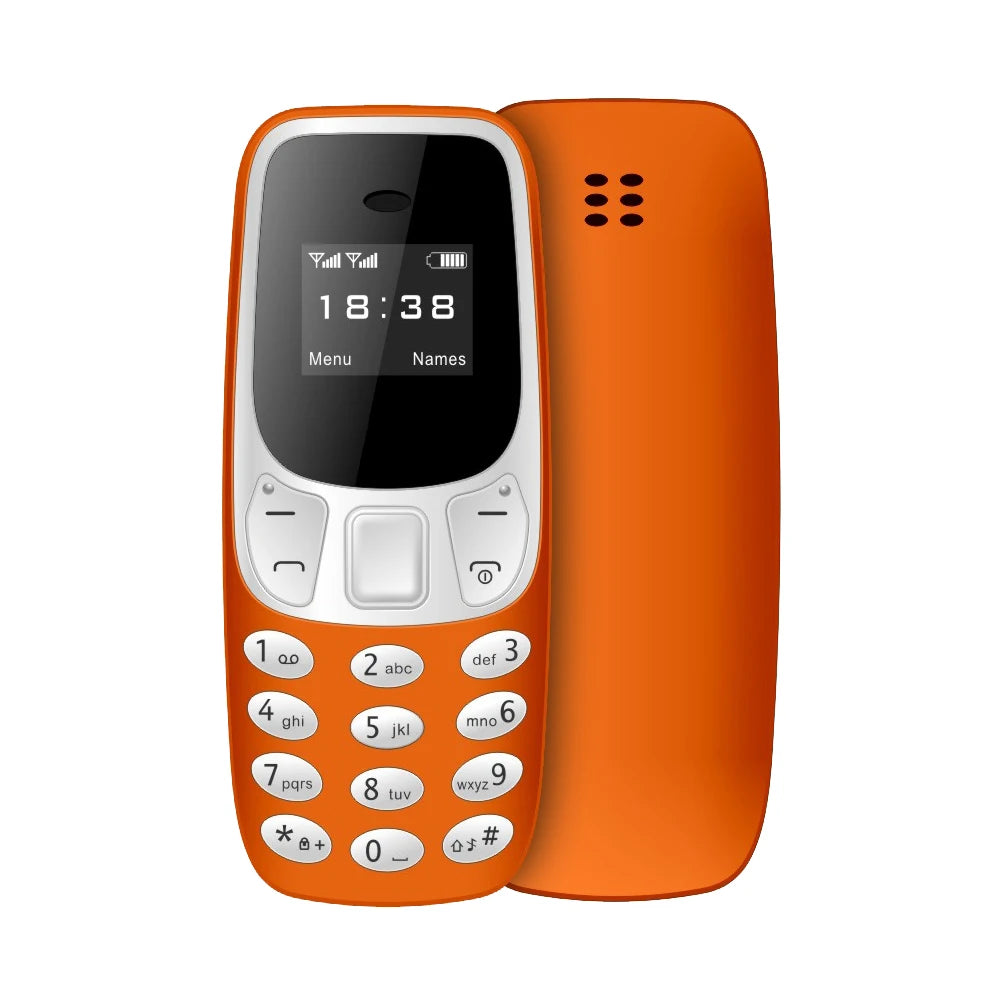 SERVO BM10 Mini Feature Phone Dual SIM Dual Standby Voice Dialing Low Radiation Mp3 Player With Earhook Pocket Cellular Phone