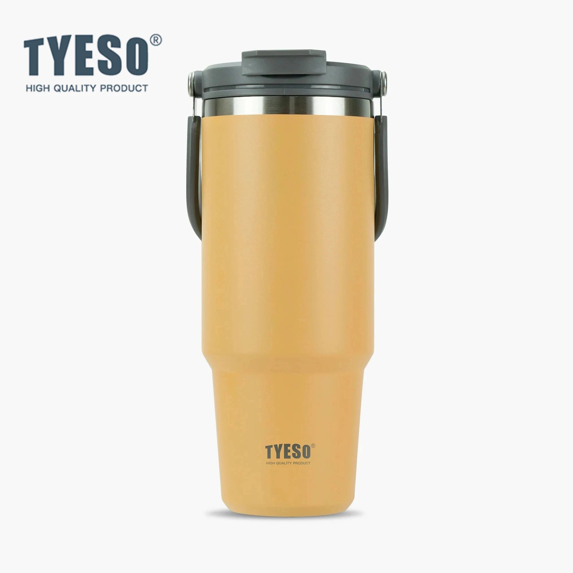 Tyeso 900ML Travel Mug Stainless Steel Coffee Cup Cold Hot Double-layer Insulated Cup Tumbler Thermo Water Bottle Car Vacuum Cup