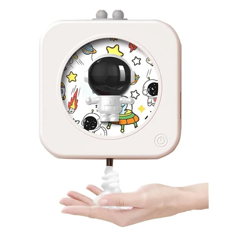 Automatic Soap Dispenser Touchless Auto Foaming Soap Dispenser Hands Free Wall Mount Astronaut Smart Electric Soap Dispensers