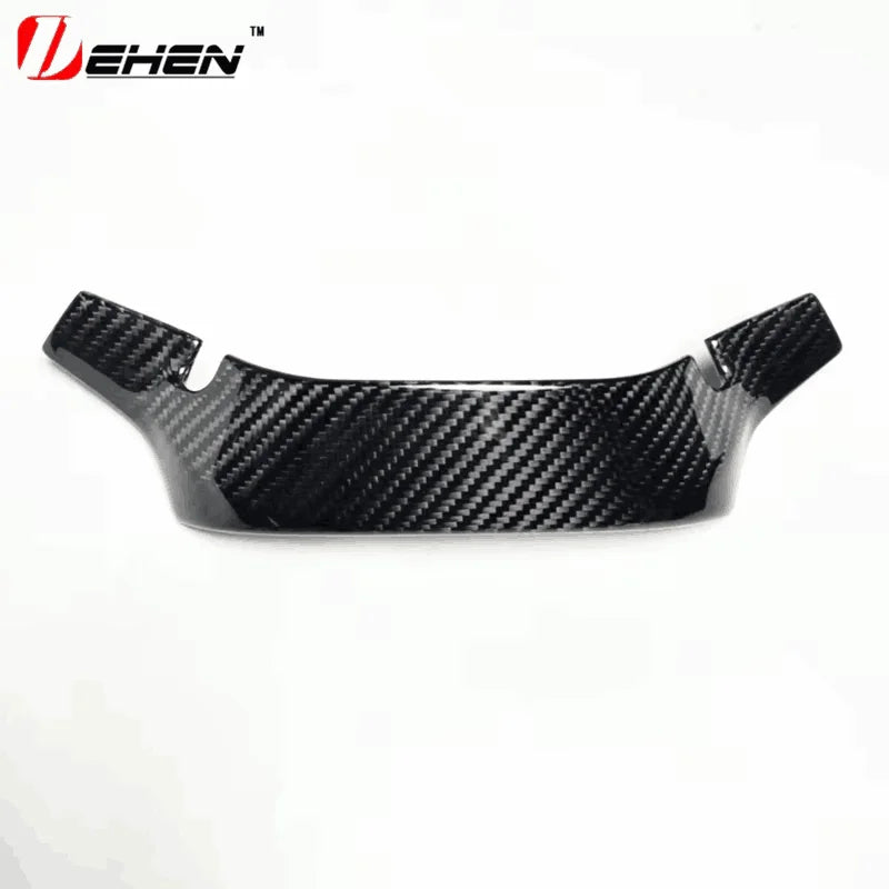 FitFor BMW M2 M3 M4 G87 G80 G82 Carbon Fiber Car Steering Wheel Panel Decoration Cover Trim Frame