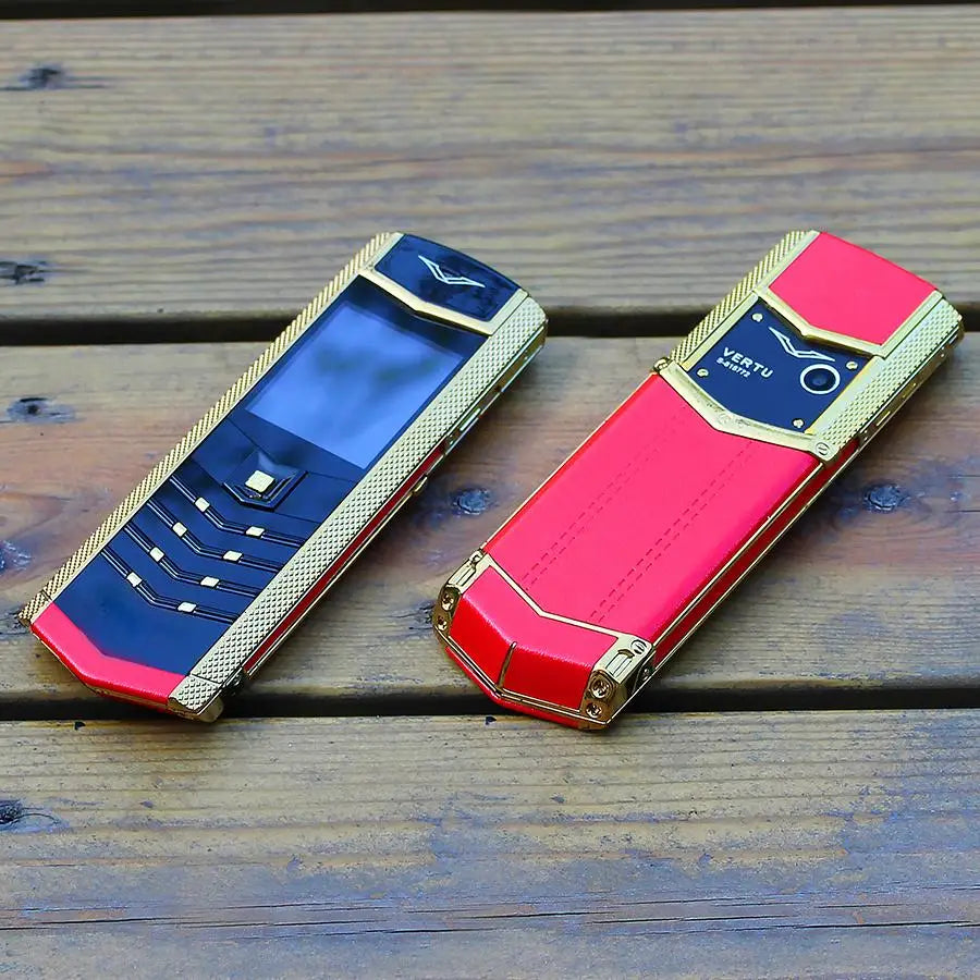 V9 Straight Plate Mobile Phone with Metal Leather Body, Dual Card Dual Standby Invisible Keyboard, GSM 2G Network, Elderly Phone
