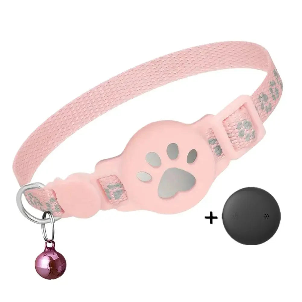 Smart GPS Tracker Collar for Cat Dog Real Time Anti-Lost Waterproof Pet Locator Adjustable Safety Buckle Reflective