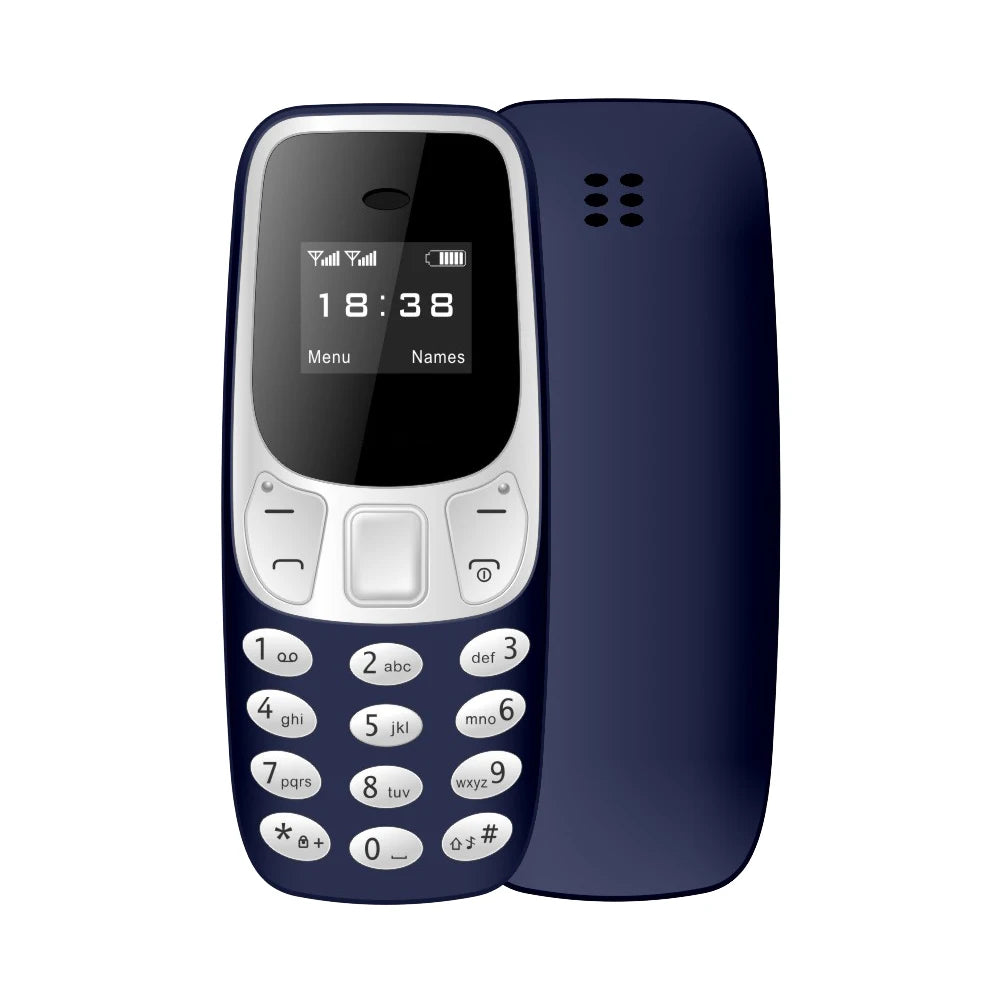 SERVO BM10 Mini Feature Phone Dual SIM Dual Standby Voice Dialing Low Radiation Mp3 Player With Earhook Pocket Cellular Phone