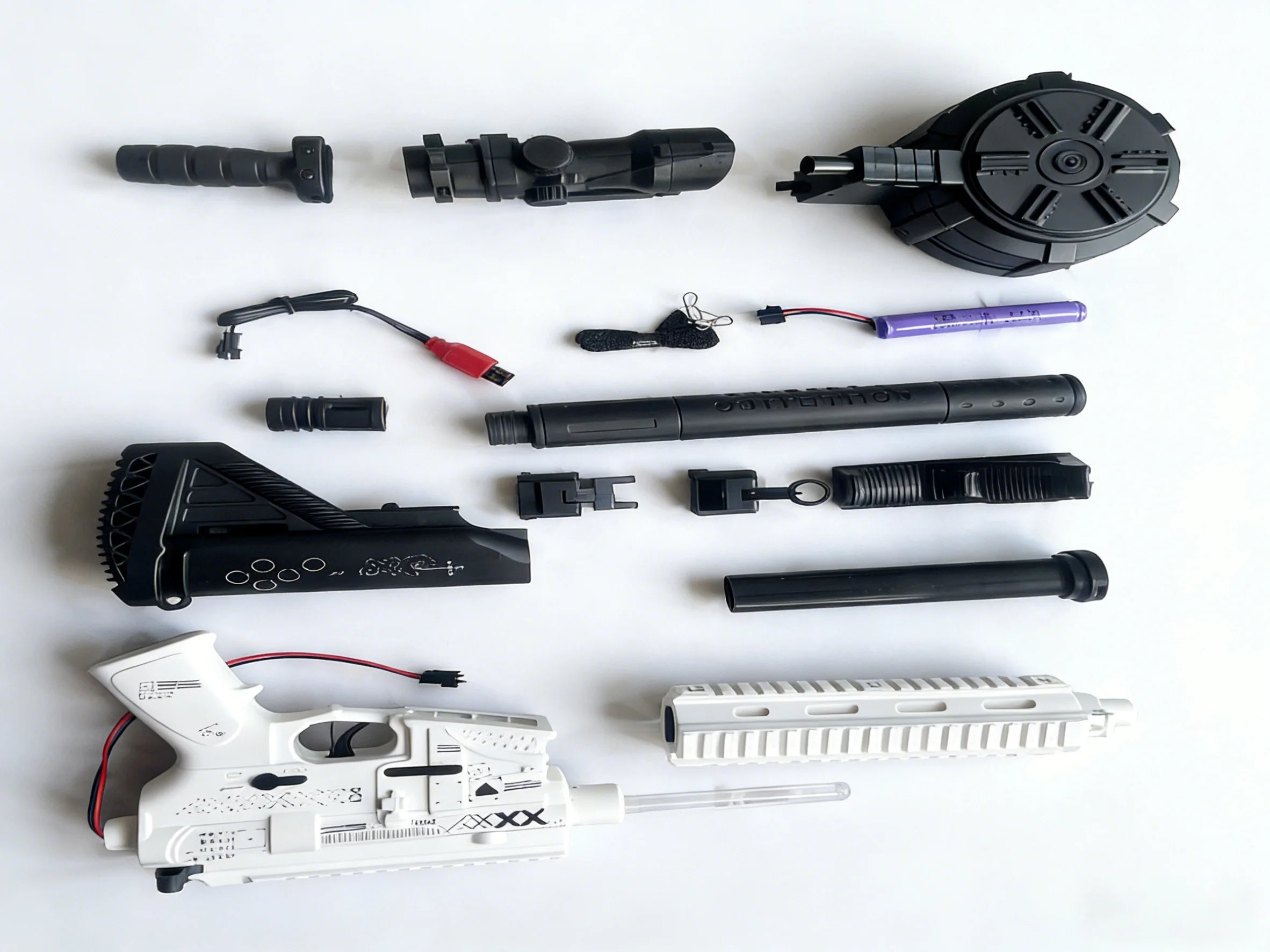 M416 Gel Ball Blaster Gun,30m Long Range,7.4V Battery & Safe Gel Beads, Cool Design for Outdoor Team Battle Games - Perfect Gift