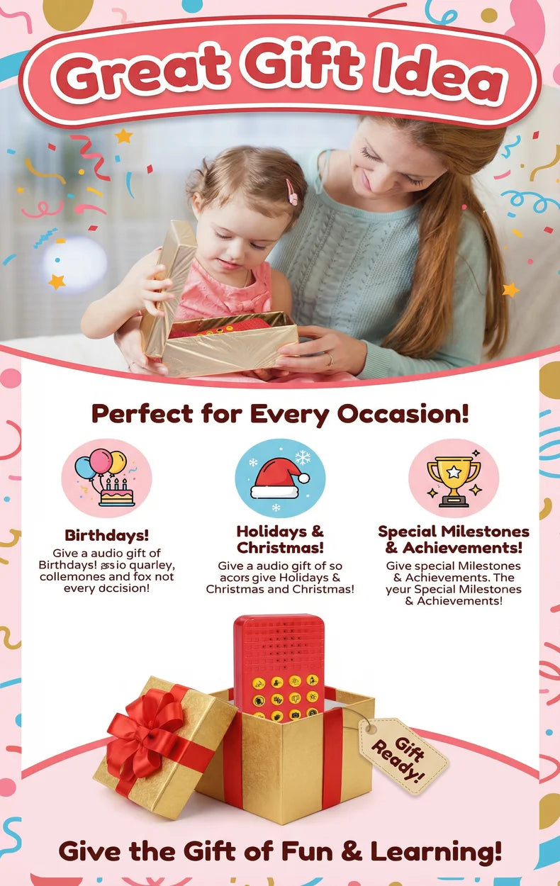 Novelty Squeeze Sound Box Toys for Kids Adults Personality Voice Sound Generator Prank Music Plaything Atmosphere Sound