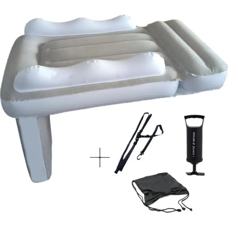 Portable Toddler Airplane Bed For Kid Baby Mattress Air Bed Seat Extender Sleeping Mattress Seat For Travel Car Road Trip