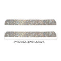 1pc Auto Accessories Shiny Crystal Door Frame Strip Decoration Car Door Protection Sticker Diamond Sticker