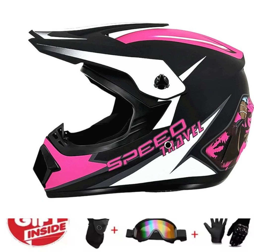 Casco Integral Moto Todoterreno | Downhill y Cross - ¡Incluye 3 Regalos!