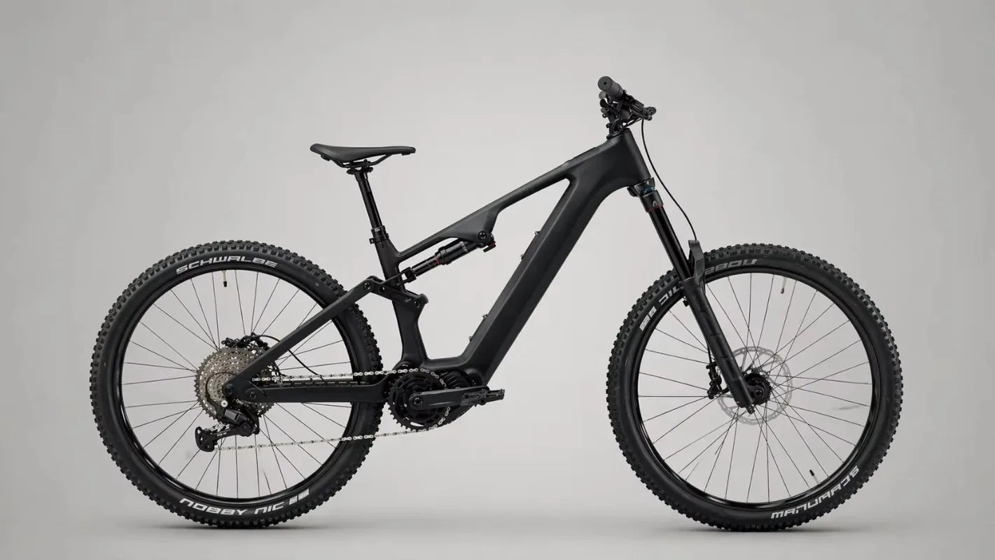 Carbon Fiber Full Suspension Electric Mountain Bike 29er M560 Mid Drive
