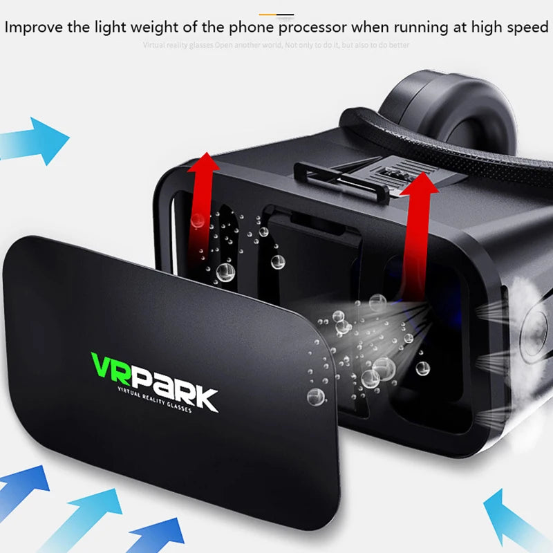 Virtual Reality 3D VR Glasses Smartphone Headset Goggles Helmet Viar Smart Phone Controller Cell Mobile Lenses Device Video Game