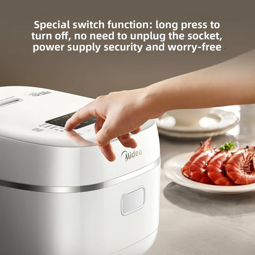 Midea 3L IH Rice Cooker 0 Coating 316L Honeycomb Inner Pot First-Class Energy Efficiency 220V