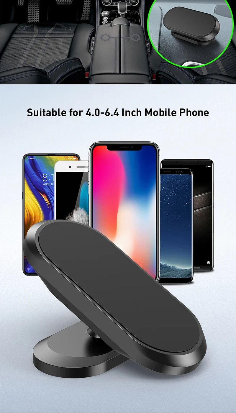 360° Magnetic Car Phone Holder Magnet Smartphone Mobile Stand Cell GPS Support For iPhone 13 12 XR Xiaomi Mi Huawei Samsung LG