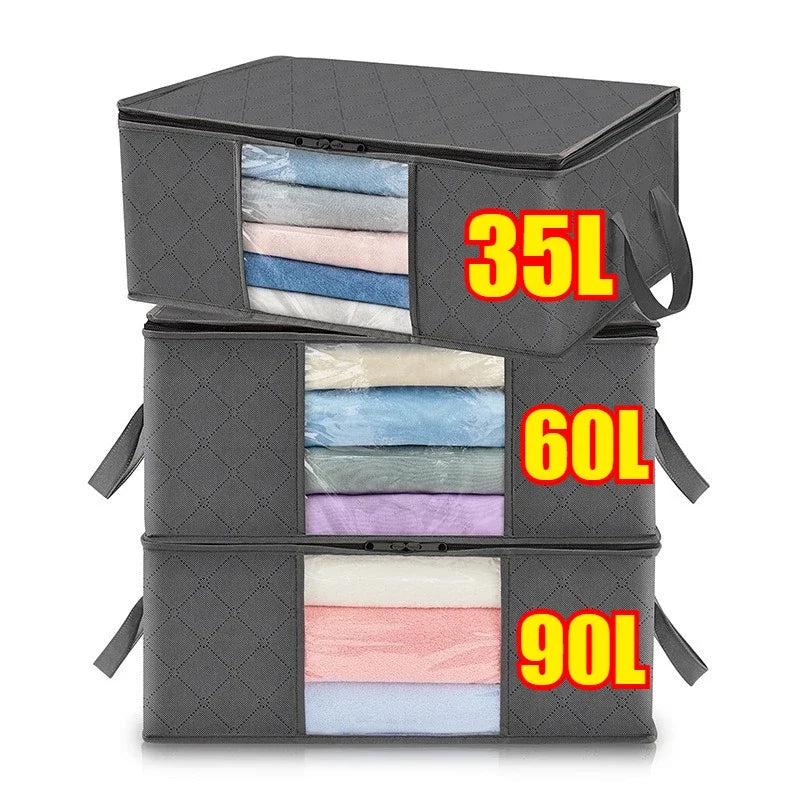 Bolsa de Almacenamiento Plegable para Ropa y Mantas