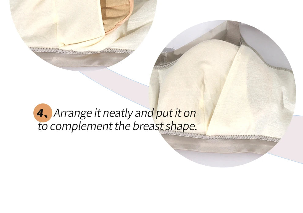LERVANLA Mastectomy Silicone Boobs Form Underwear 2-In-1 Post-Surgery Bra With Fake Breast For Chest Prosthesis Enhancement