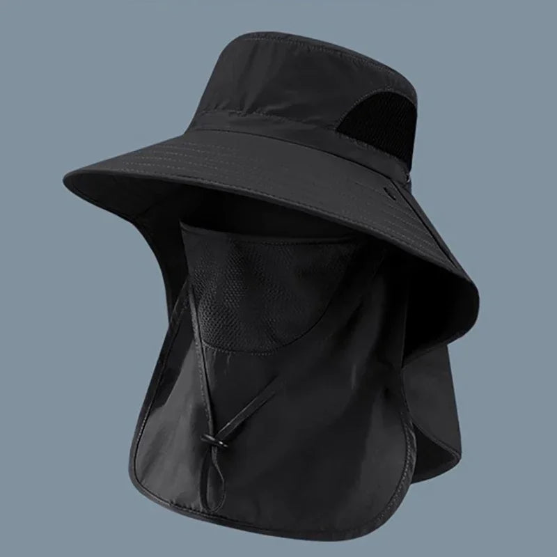 Sombrero con Cubre Nuca UV - Ideal para Pesca y Trekking