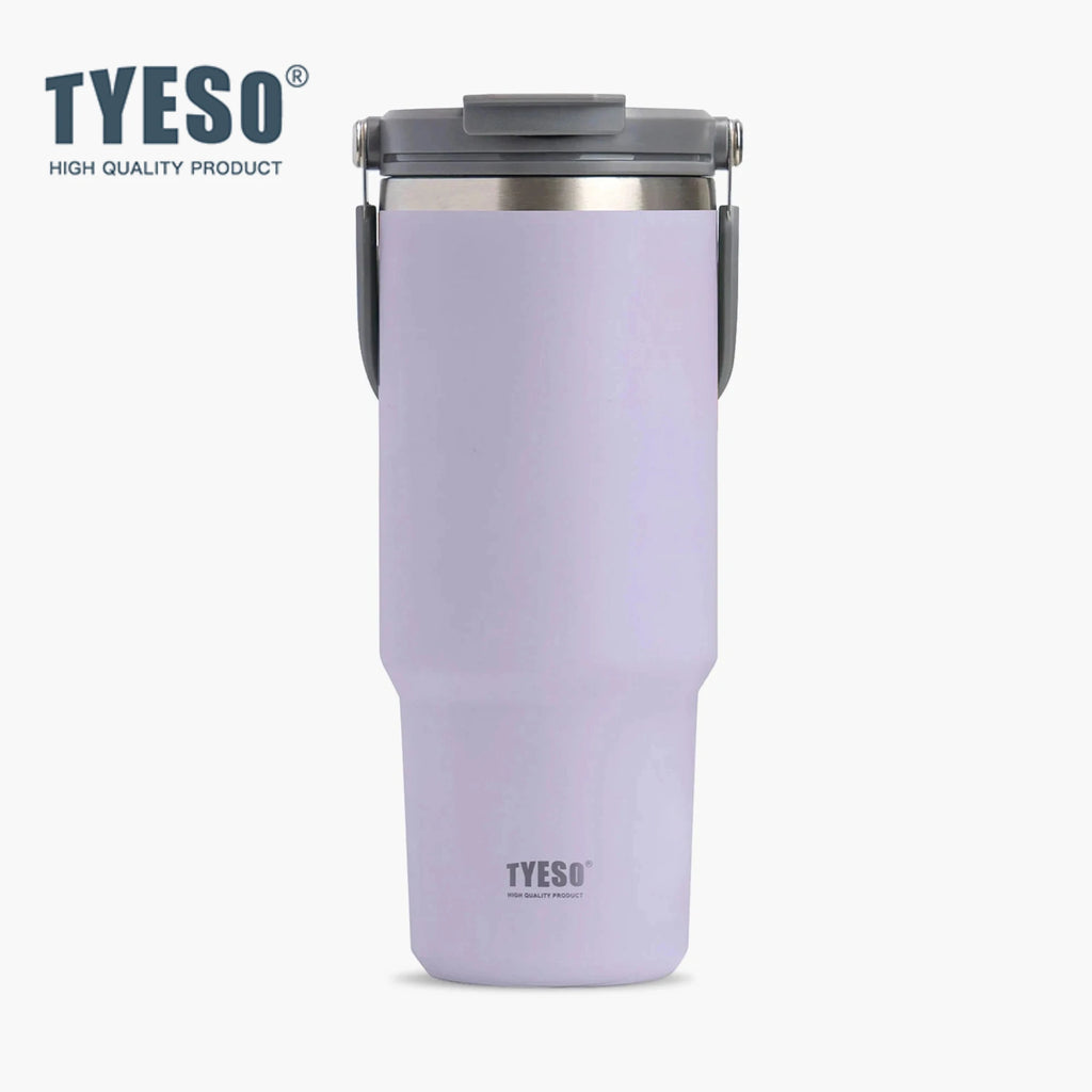 Tyeso 900ML Travel Mug Stainless Steel Coffee Cup Cold Hot Double-layer Insulated Cup Tumbler Thermo Water Bottle Car Vacuum Cup