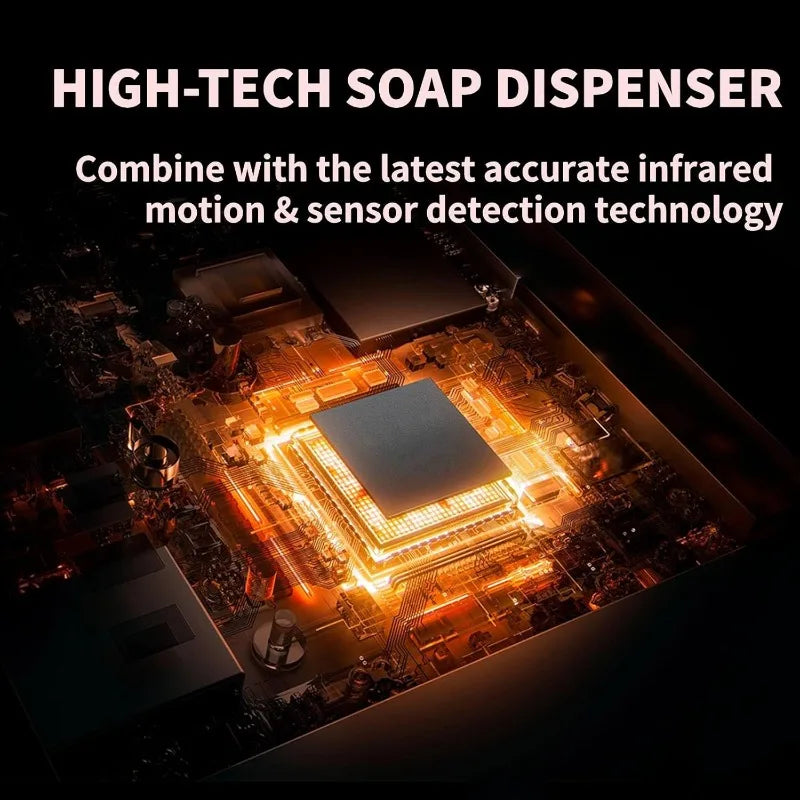 Automatic Soap Dispenser Touchless Auto Foaming Soap Dispenser Hands Free Wall Mount Astronaut Smart Electric Soap Dispensers