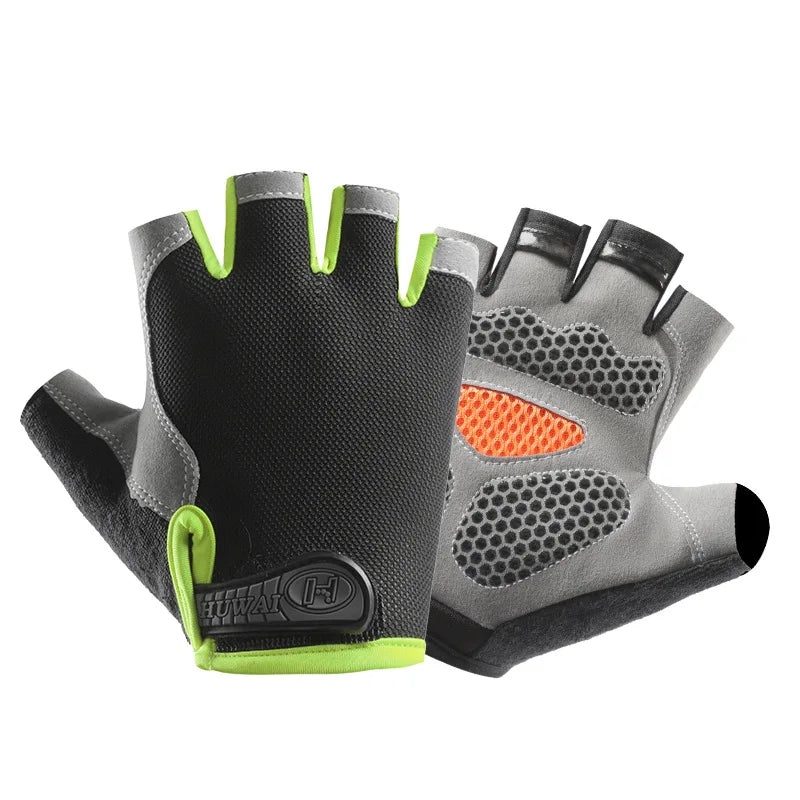 Guantes Ciclismo y Pesca Sin Dedos – Transpirables Antideslizantes Unisex