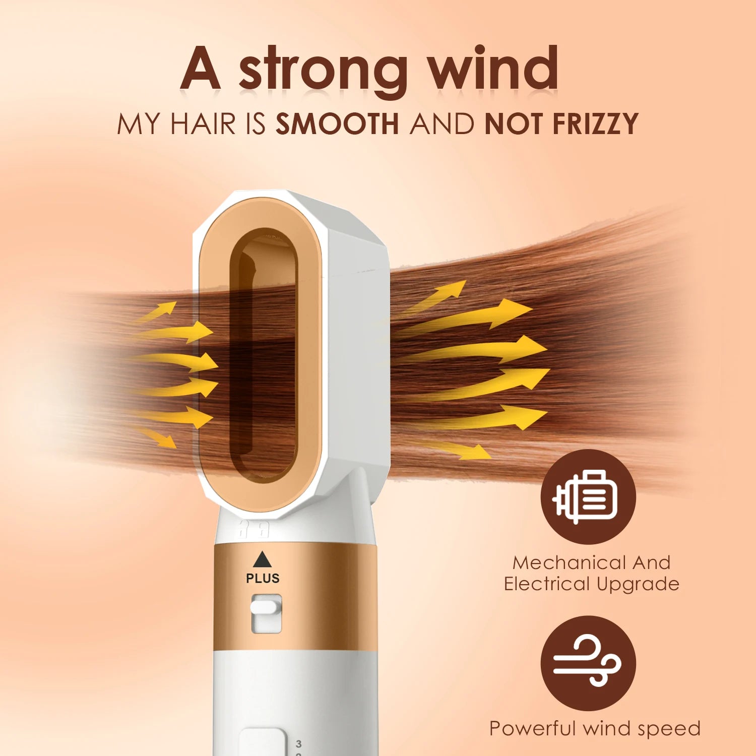 5IN1 Hot Air Brush Wrap Styler Hair Dryer With Electric Curling Iron Hair Curler Dryers Curling Rollers Hair Curler With Dryer6