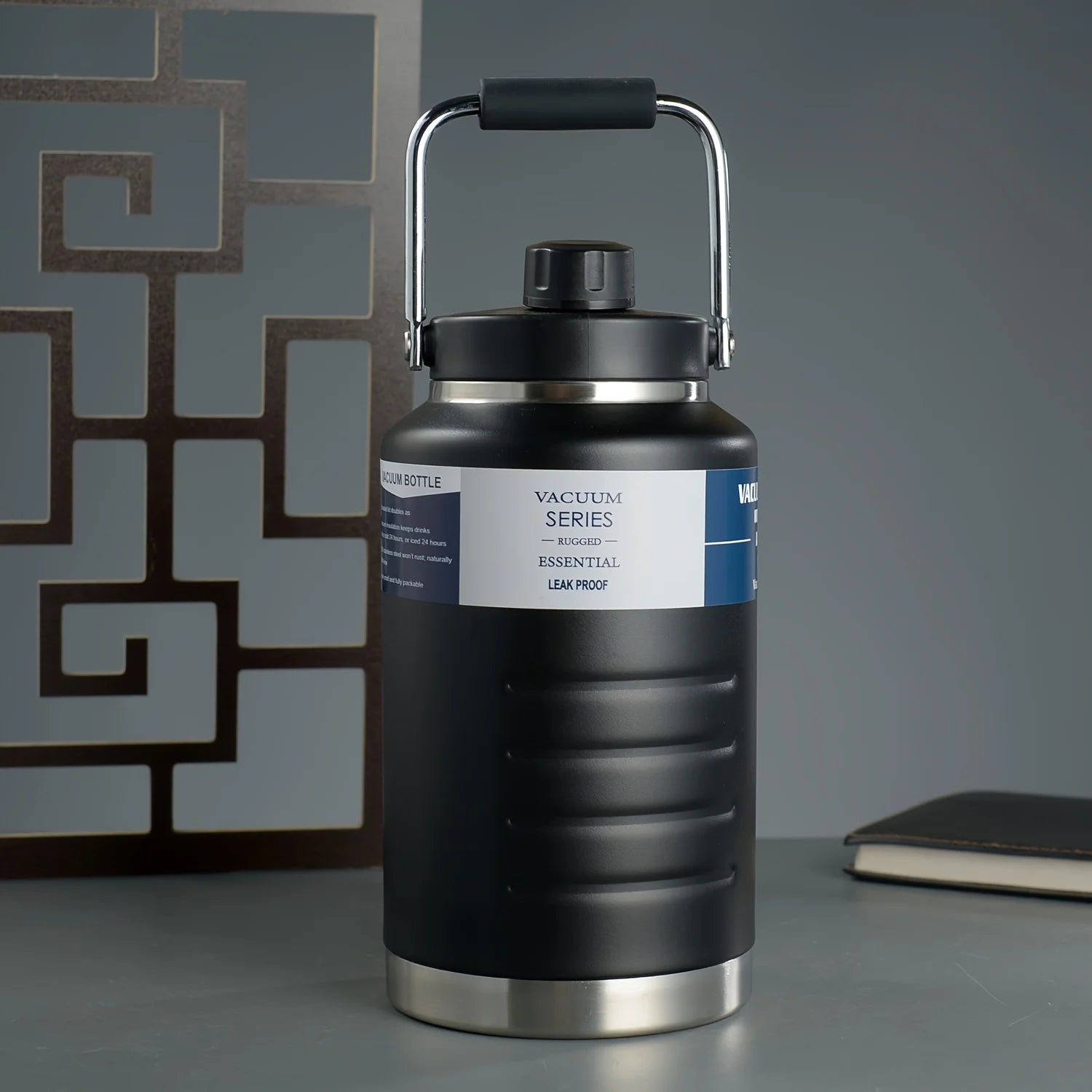 Large Capacity 2L Stainless Steel 304 Insulated Water Bottle Portable Sport Water Jug Handheld Thermos TonTon Water Bucket