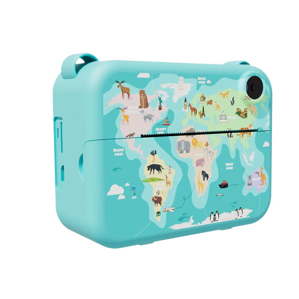 Kids Camera Instant Print 0 Ink Instant Print Photo - Christmas Birthday Gifts for Age 3-8 Girls Boys - Portable Toy
