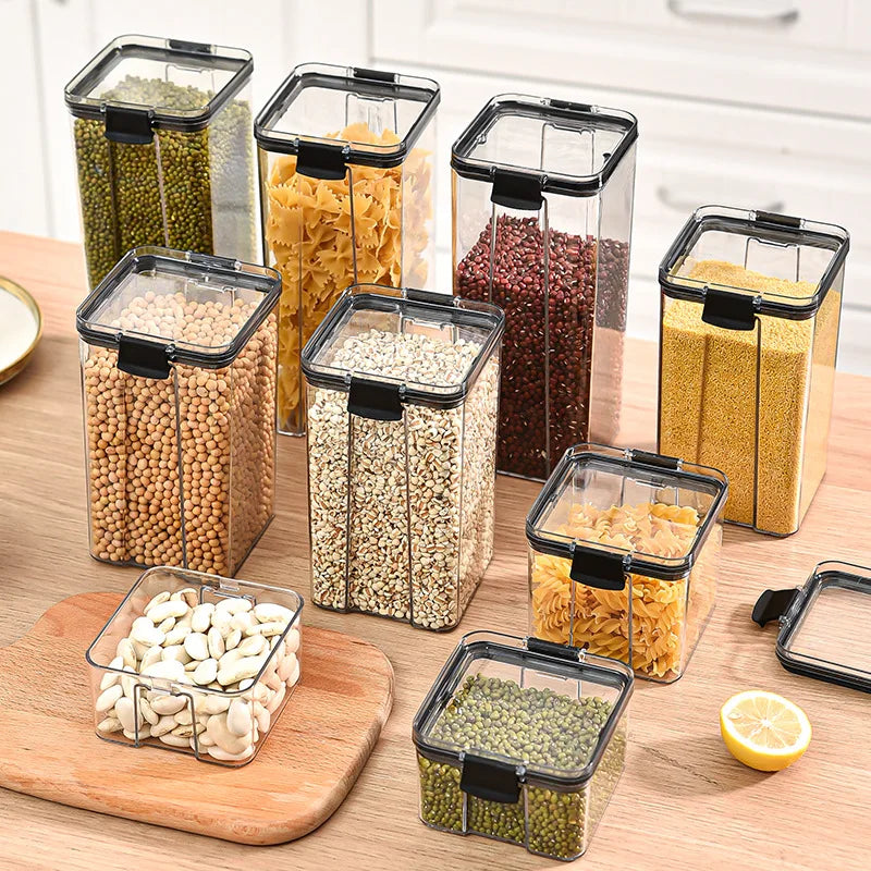 Set de Frascos Herméticos para Cocina - Organizador de Alimentos