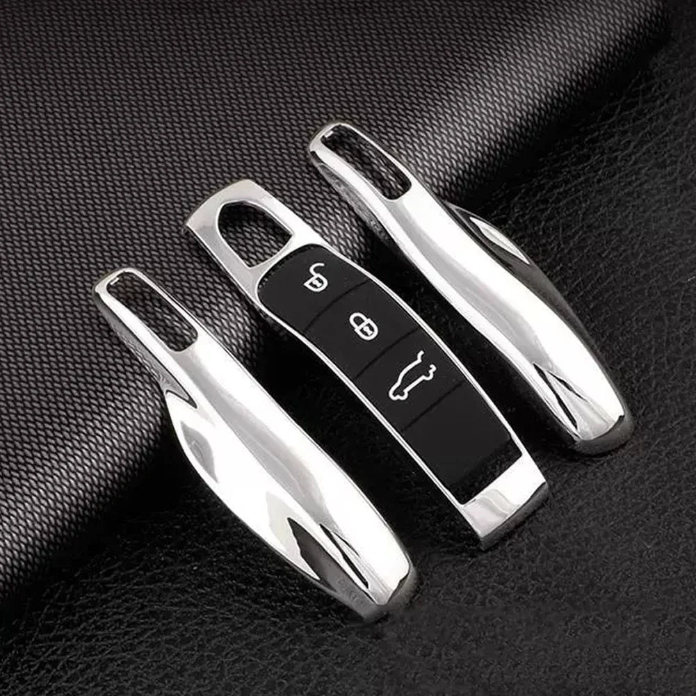 Car Smart Remote Key Case Covers Set Shell For Porsche Panamera Spyder Carrera Macan Boxster Cayman Cayenne 911 970 981 991
