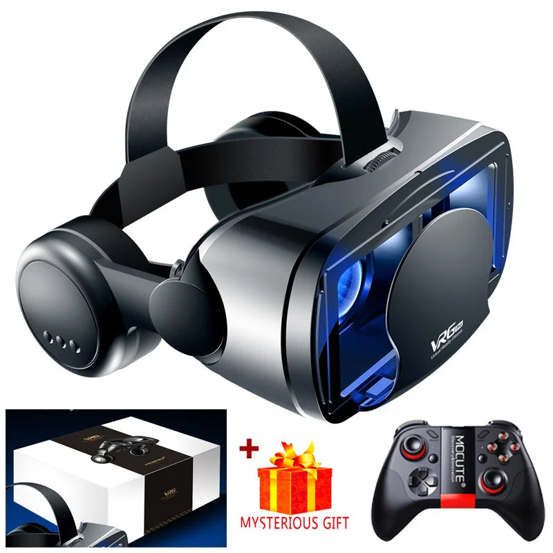 Cell Phone Virtual Reality 3D VR Glasses Helmet Headset Devices Lenses Goggle Smart Smartphone Mobile Realidade Game Viewer Viar