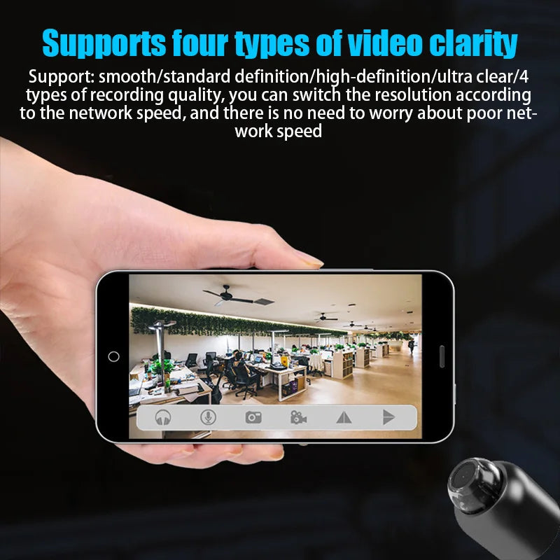 Mini Camera 1080P Clear Night Vision Lightweight Portable Premium Cams Motion Detection Wireless Surveillance Protection Camera