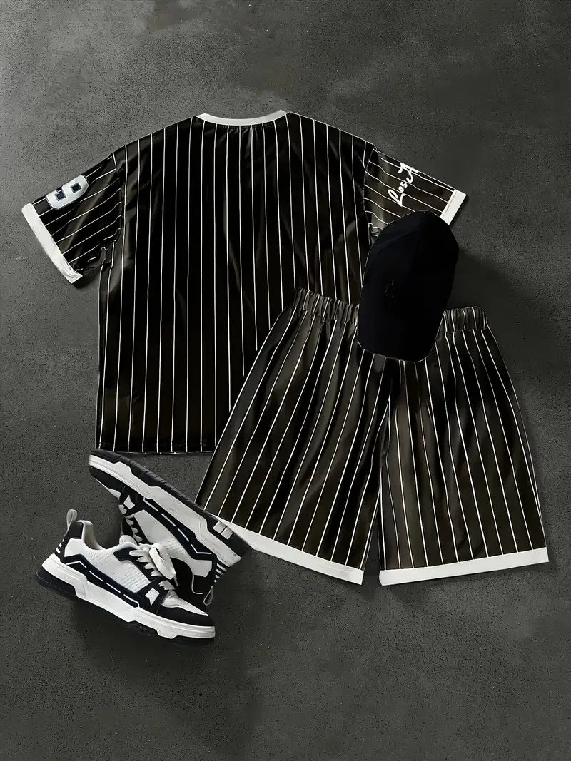 Conjunto Hombre 2 Piezas - Estampado 3D Street Fashion