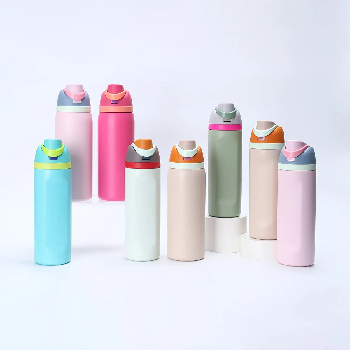304 Stainless Steel Thermal Cup 480/710ML Leakproof Vacuum Insulated Bottle for Sports Travel Car Daily Drinking