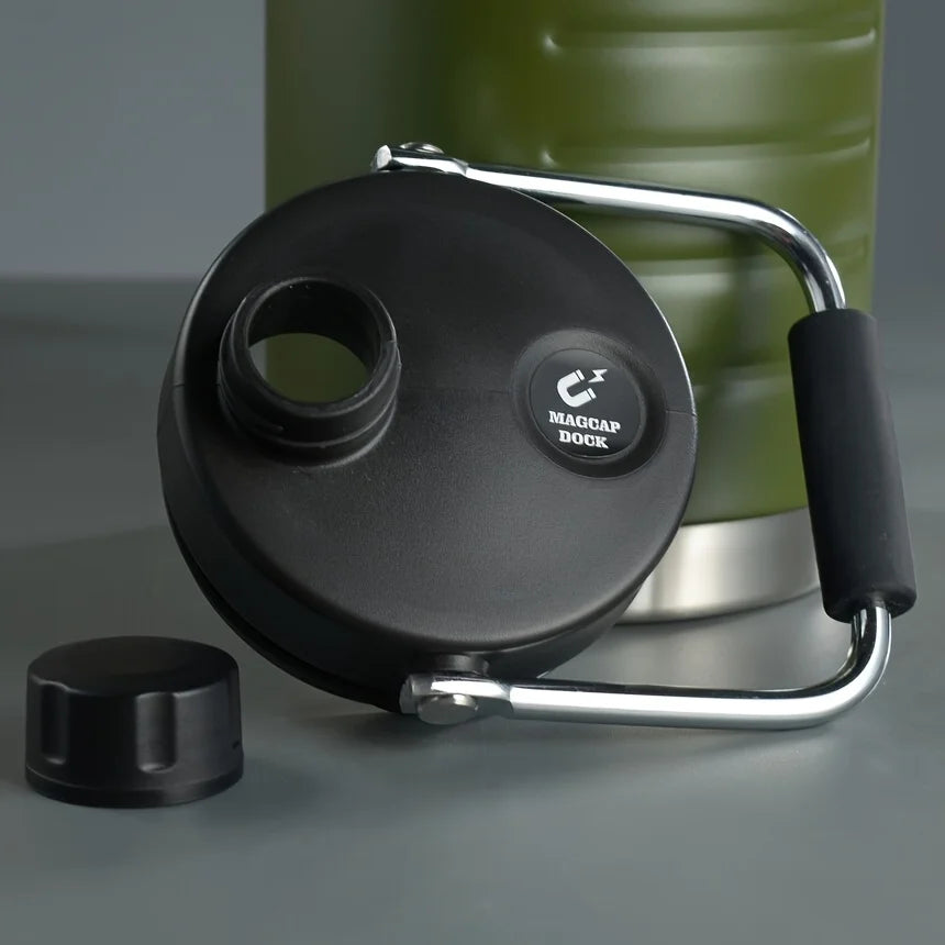 Large Capacity 2L Stainless Steel 304 Insulated Water Bottle Portable Sport Water Jug Handheld Thermos TonTon Water Bucket