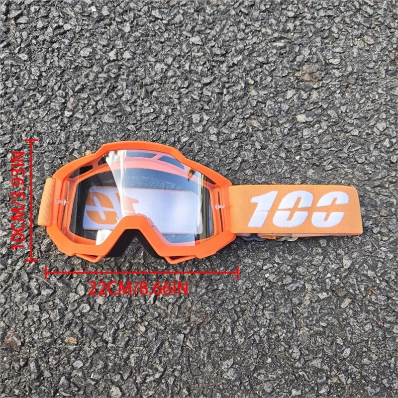 Gafas Motocross Universales – Lente PC Antipolvo y Viento Moto