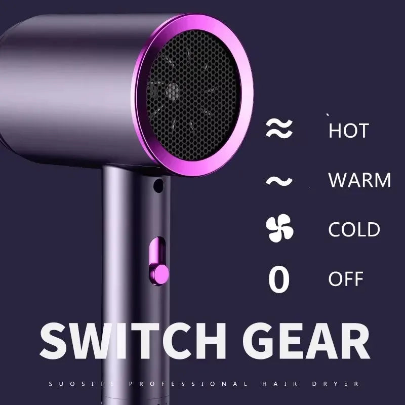 Professional Salon Hair Dryer with Ionic & Heat Protection Portable for Home Hotel Travel-for Household & Hotel Use