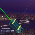 520nm 3 Green Laser Module Landmarks and Airport Bird Repelling BeamsAluminum Heating Dissipation For Parts Factorydirect Sales