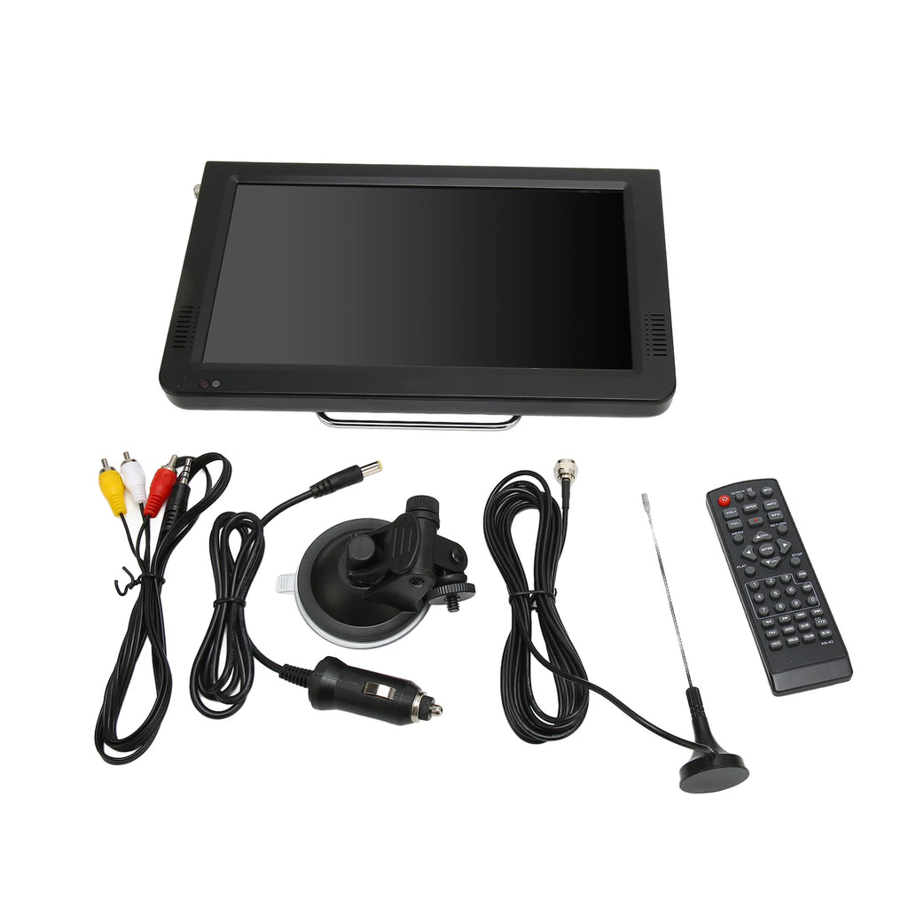Portable TV 10 Inch High Sensitivity Tuner Rechargeable ATSC Digital TV for Car Outdoor Portable TV Rechargeable ATSC Digital TV
