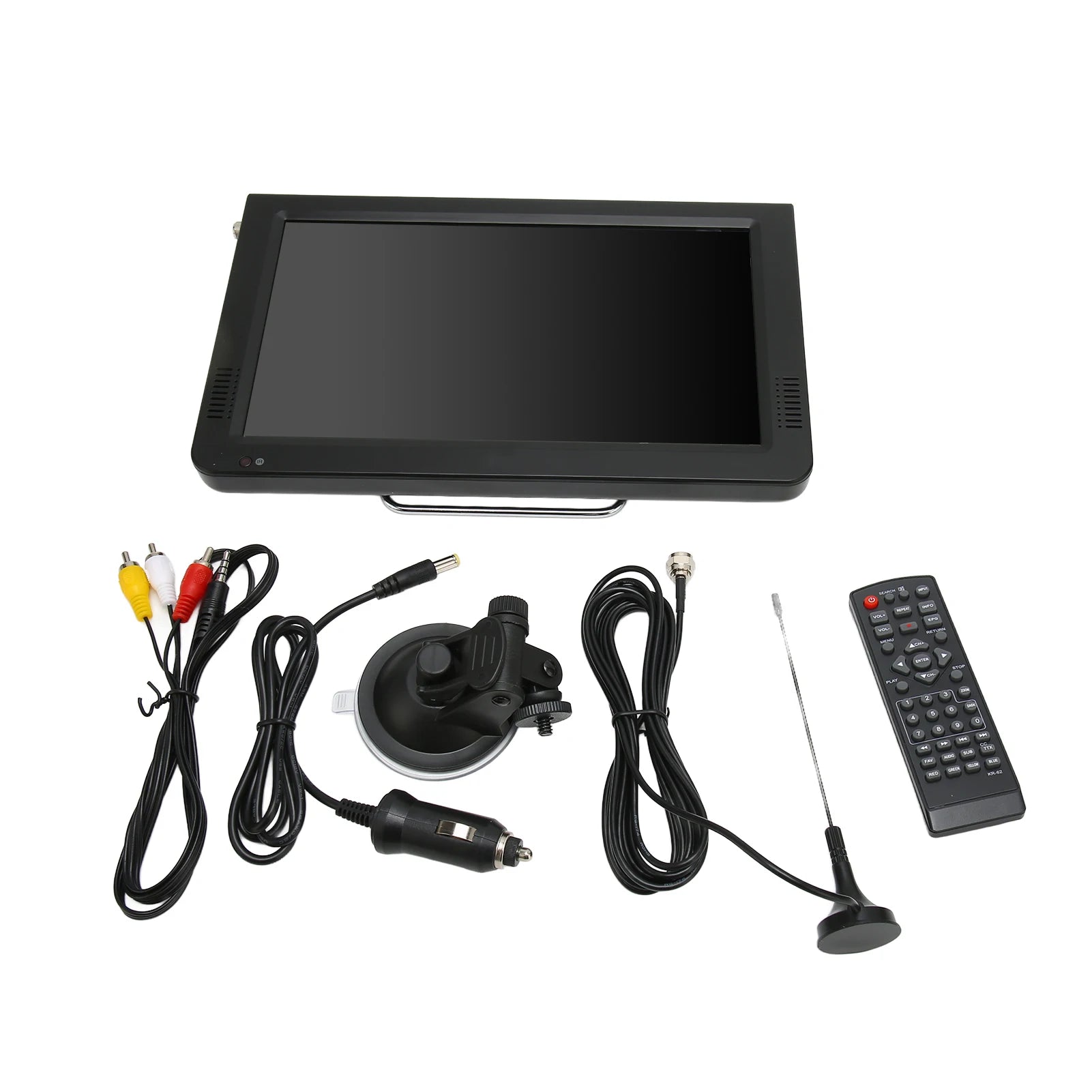 Portable TV 10 Inch High Sensitivity Tuner Rechargeable ATSC Digital TV for Car Outdoor Portable TV Rechargeable ATSC Digital TV
