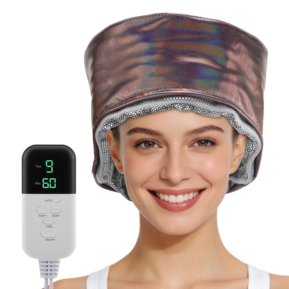 10 Levels Electric Hair Heating Cap Waterproof Hair Steamer Cap Thermal Treatment Hat SPA Nourishing Hair Styling Care