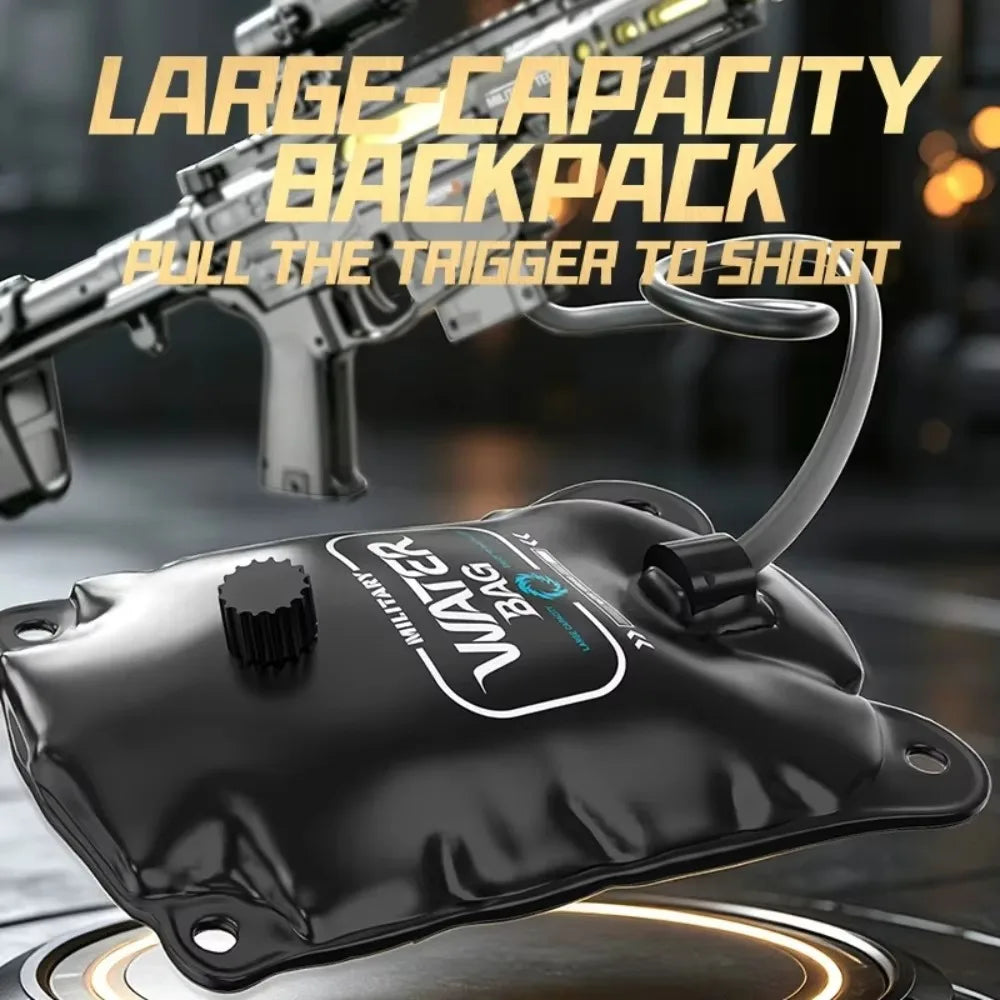 Powerful Electric Water Gun Toy Capacity High Speed Long Range Continuous Shooting SLR Model Summer Outdoor Toys