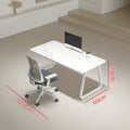 CZ Rock Slab Office Desk and Chair Set for Staff, Simple Modern Face-to-Face Double Seat Partition Screen Employee Desk